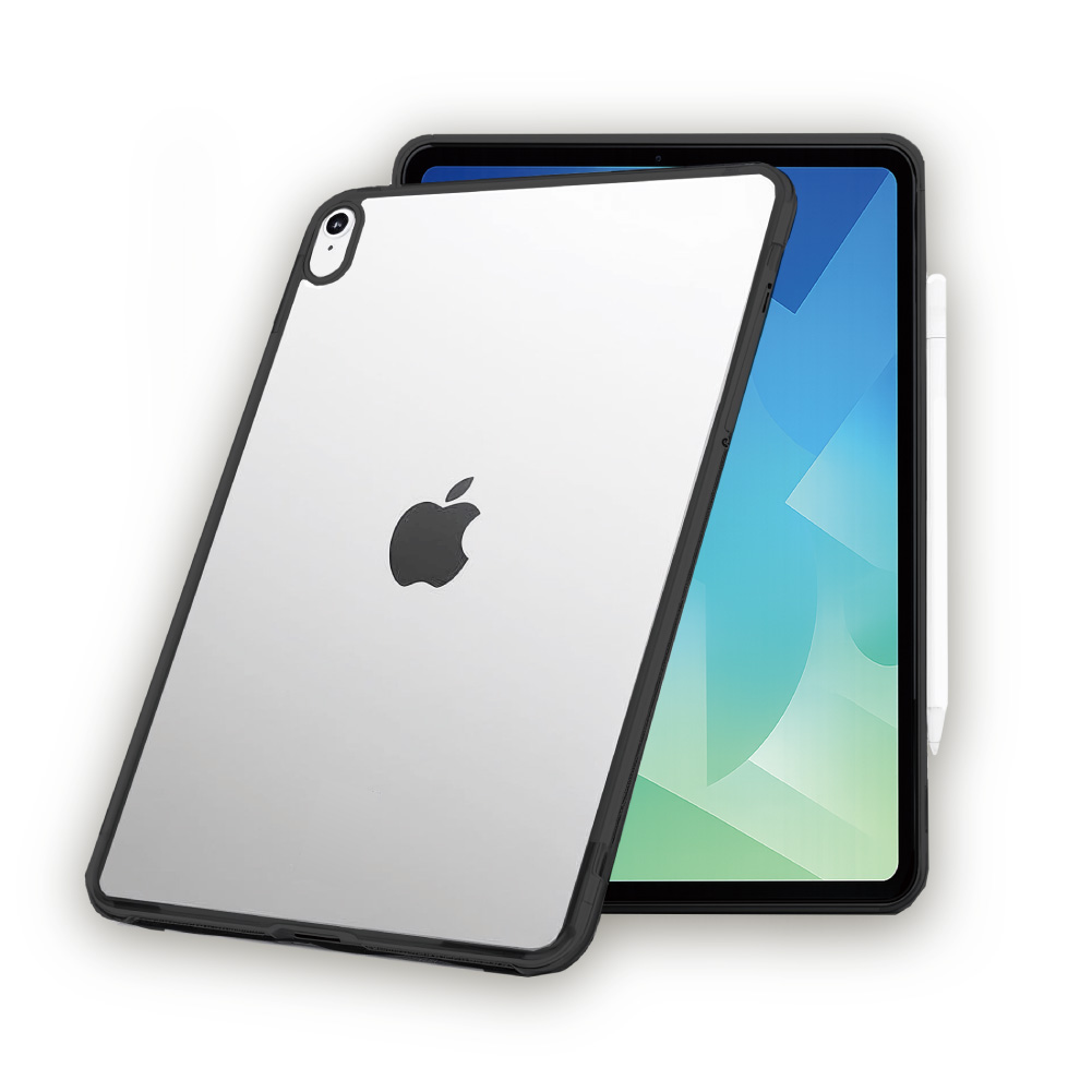 iPad (A16)11インチ用アクリルハイブリッドケース ブラック - 画像 (2)