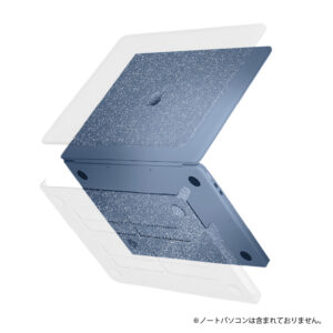 薄くて高透明なハードシェルカバーClearラメ入り for MacBook Neo