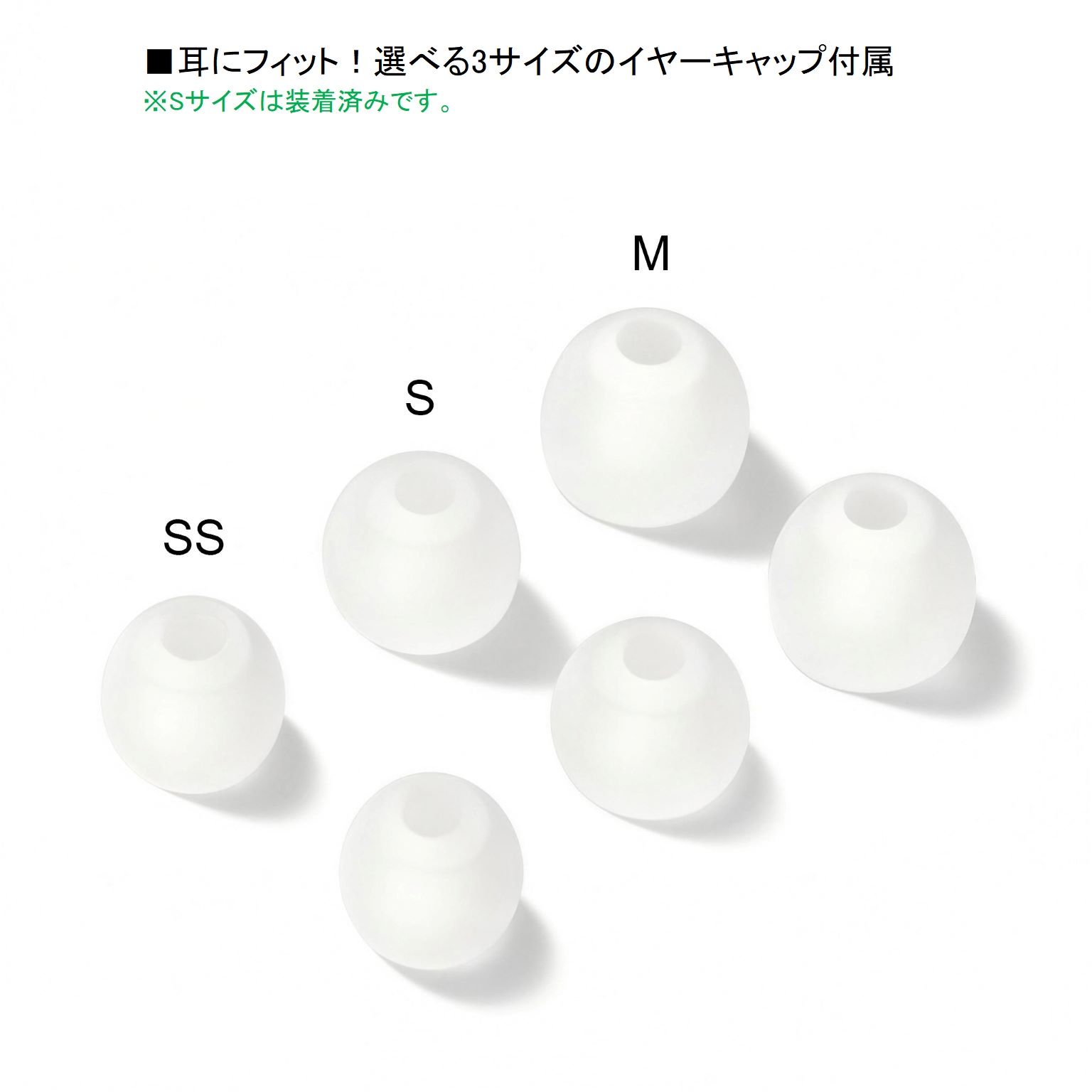 Type-Cイヤホン カナル型 マイク付きリモコン搭載 ストレートタイプ 1.2m - 画像 (6)