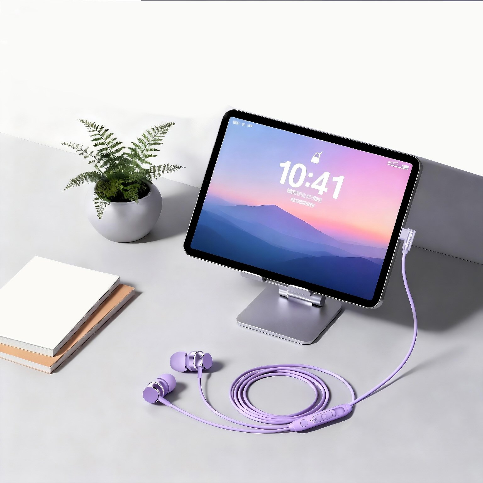 Type-Cイヤホン カナル型 マイク付きリモコン搭載 L型タイプ 1.2m - 画像 (3)