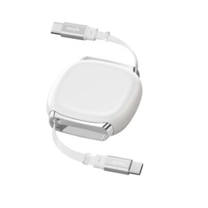 USB2.0 Type-C 巻き取りケーブル PD240W 1m