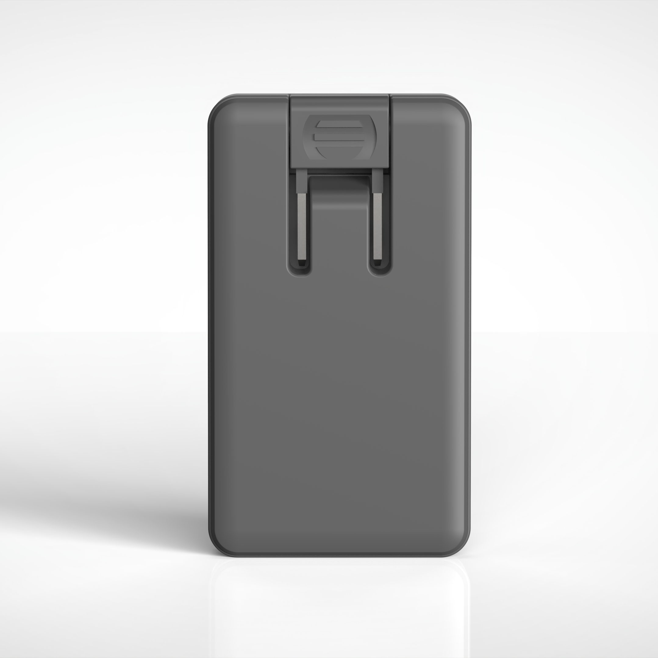 PD対応 GaN搭載Type-C & A AC充電器30W アッシュグレー - 画像 (4)