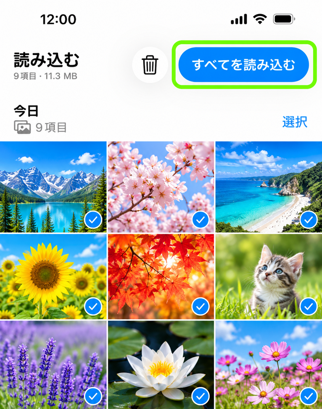 写真アプリ