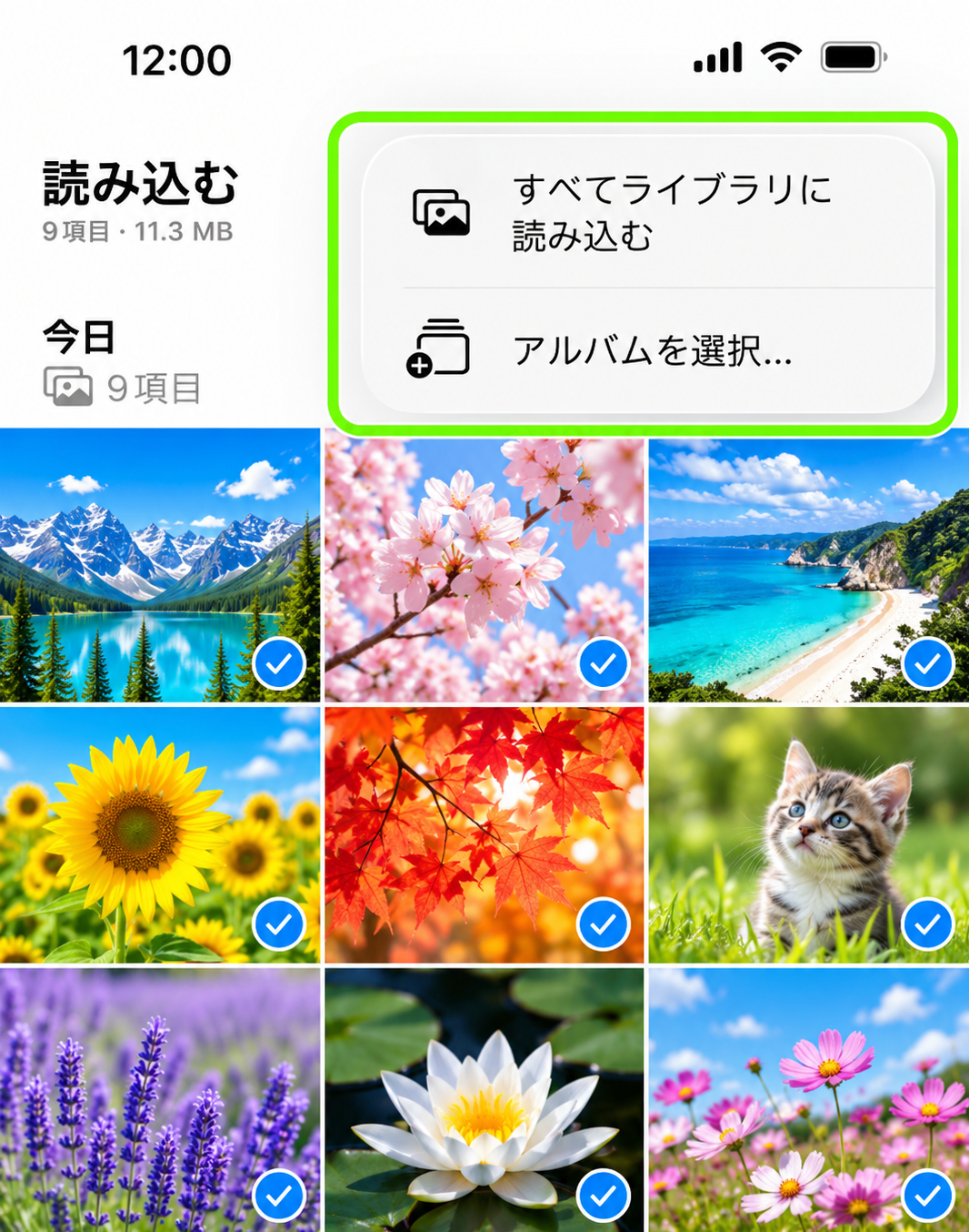 写真アプリ