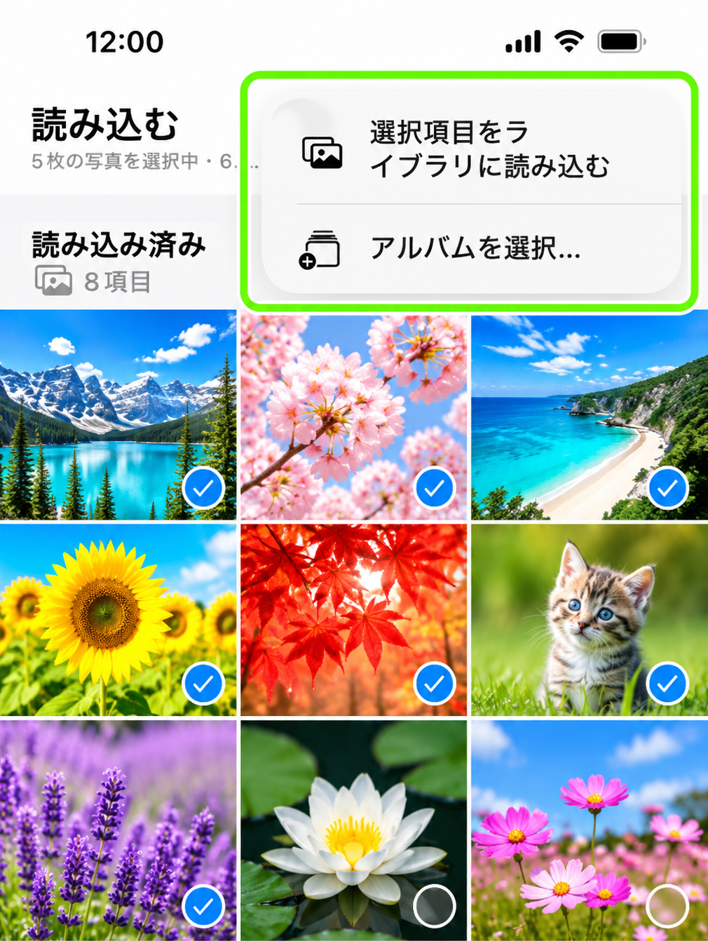 写真アプリ